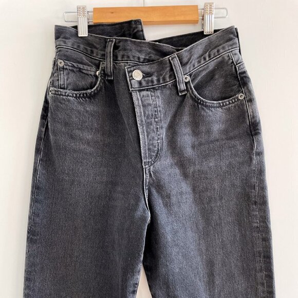 AGOLDE Criss-Cross Straight Jeans - Picture 3 of 13